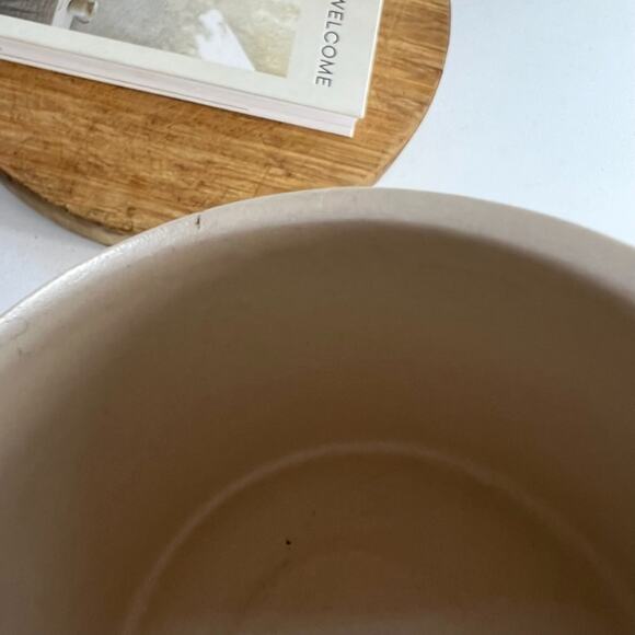 Crate&Barrel White Stoneware Mug 3.5" Made In Portugal - Picture 15 of 16